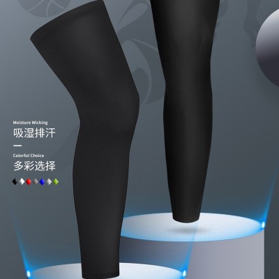 定制批发篮球运动护具护小腿薄户外弹力护膝透气防滑跑步莱卡护腿图3