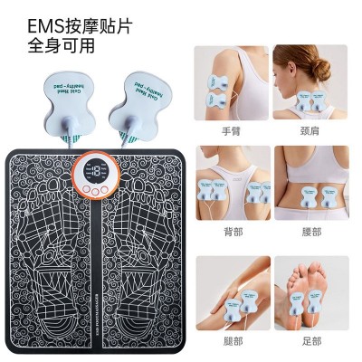 智能EMS脚底按摩器微电流足疗机 充电便携脉冲按摩脚垫足 底按摩器图2
