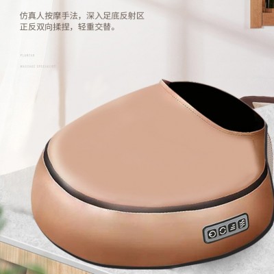 跨境外贸全包裹家用足疗机多功能脚底按摩器 可拆卸面罩四季通用图1