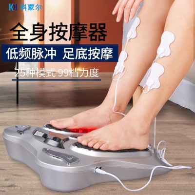 源头厂家全自动足疗机气血循环机家用足底按摩仪EMS脚底按摩器图2