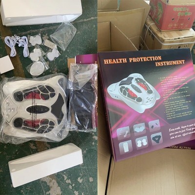 源头厂家全自动足疗机气血循环机家用足底按摩仪EMS脚底按摩器图4