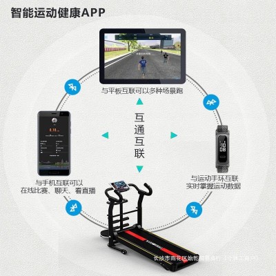 跑步机家用款小型家庭迷你可折叠室内走路无动力女减肥机械走步机图2