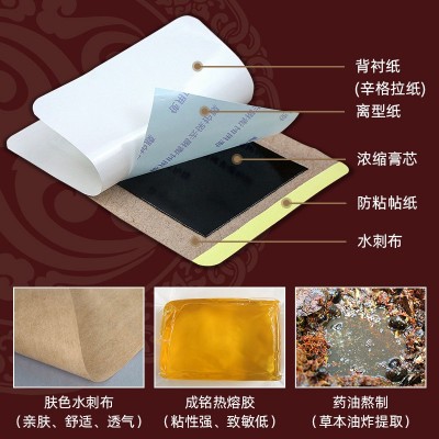 源头工厂颈椎贴腰椎黑膏贴滑膜代加工半月滑膜积水贴膏膝 盖保健贴图4