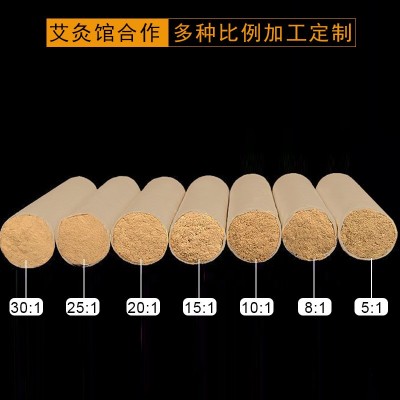 7cm粗艾条蕲艾草叶加粗加大陈年手工艾条艾柱雷火灸厂家现货批发图3