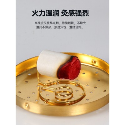 3cm*4CM加粗艾柱多比例 艾灸扶阳透灸陈年灸床艾柱纯艾绒厂家批发图6