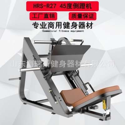 海瑞斯批发健身房商用私教力量器械45度倒蹬机多功能蹬腿训练器图2