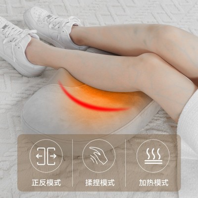 跨境揉捏热敷按摩枕多用腰部按摩器腰颈两用按摩仪办公室靠垫批发图2