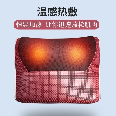 按摩枕颈椎按摩器颈部腰部多功能电动枕头背部家用按摩图3