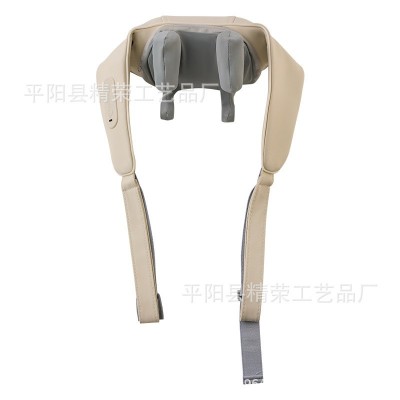 跨境肩颈斜方肌按摩器多功能热敷颈椎电动按摩披肩揉捏颈肩按摩仪图4