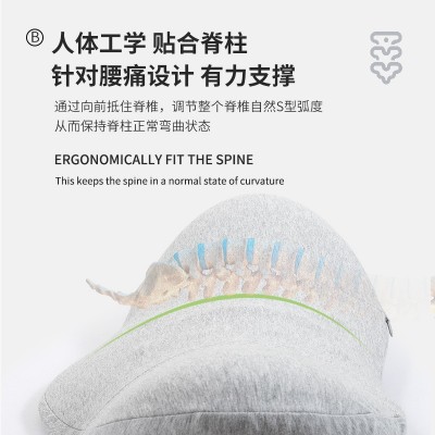 跨境亚马逊爆款床上腰枕腰椎垫孕妇睡觉记忆棉护腰枕睡眠护腰垫图4