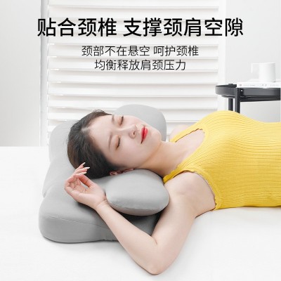 记忆枕头颈椎记忆棉枕芯睡眠人体工学记忆枕芯护颈枕睡眠飞机枕图2