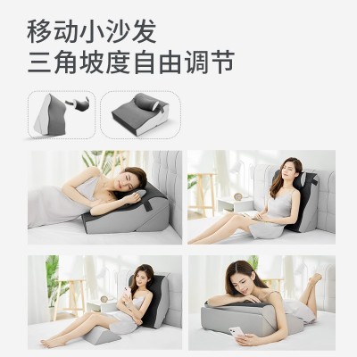 444Z批发床头靠垫床上大靠枕哺乳老人孕妇沙发三角床靠榻榻米护腰图2