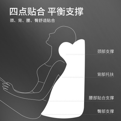 444Z批发床头靠垫床上大靠枕哺乳老人孕妇沙发三角床靠榻榻米护腰图4