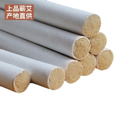 蕲春厂家批发蕲春艾条 1.8cm五年陈艾灸条家用蕲艾柱艾草条图5