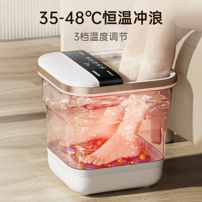 康佳新款折叠足浴盆加热恒温高深桶家用遥控全自动电动按摩泡脚桶图5