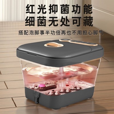 志高折叠足浴盆智能抑菌全自动按摩泡脚桶电动恒温加热足疗洗脚盆图4