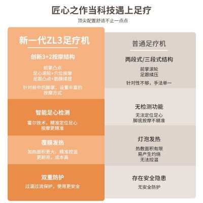 足疗机脚底足底腿部按摩器脚部全自动足部加热按摩仪图5