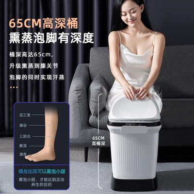 长虹泡脚桶电动加热足浴盆家用全自动按摩过膝过小腿洗脚神器图4