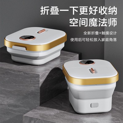 长虹可折叠泡脚桶恒温加热按摩家用全自动足浴器电动足疗洗脚盆图2