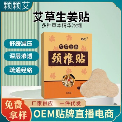 鄂艾 颈肩椎贴艾草贴艾叶膝盖贴膏贴富贵包肩周肩颈贴艾灸贴温灸图2