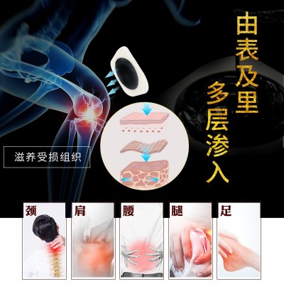 膏药贴厂家批发无残留颈椎关节贴膝盖穴位透骨贴代加工疼痛贴膏药图3