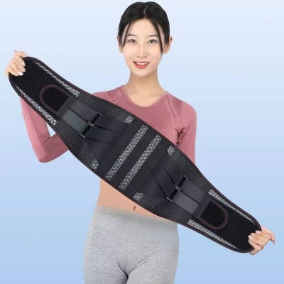 保健护腰男女通用健身强力支撑贴身透气束缚腰椎加压绑带收腹腰带图4
