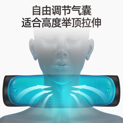 肩颈多功能按摩器电动热敷背部按摩枕头腰部气囊手控智能按摩靠垫图4
