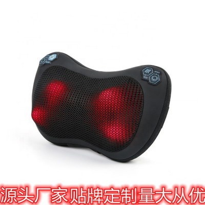 智能颈椎按摩枕红光加热揉捏车载家用多功能颈椎按摩器腰部按摩器图4