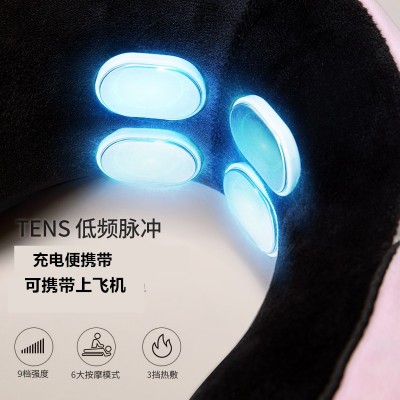 U型按摩枕车载家用护颈仪无线颈椎按摩器颈部脖子电动脉冲按摩仪图5
