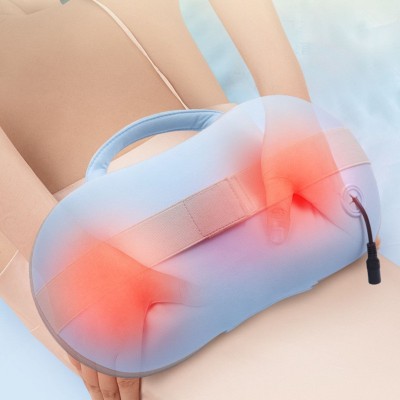 充电颈椎按摩枕全自动腰部按摩器按摩仪腰颈两用腰椎按摩花生枕图3