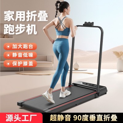 跨境平板跑步机家用小型迷你折叠静音电动室内简易走步机健身器材图2