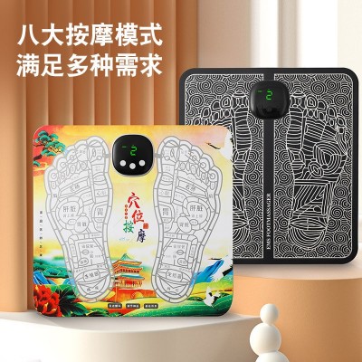 新款8种模式19个档位足底按摩仪 EMS脉冲脚底按摩器 家用懒人按摩图4