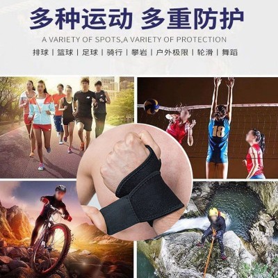 跨境健身运动护腕男女防扭伤羽毛球吸汗腱鞘护腕带手护套护 具用品图2