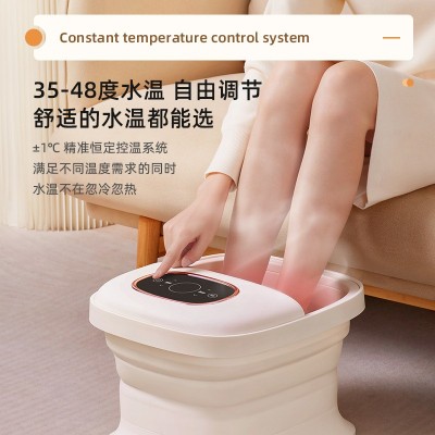 金正足浴盆家用自动加热电动泡脚桶便携按摩恒温折叠足浴盆跨境图4