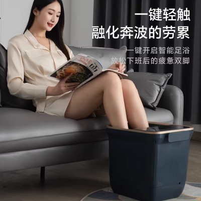 奥克斯泡脚桶全自动电动按摩足浴盆加热家用恒温洗脚盆高深足浴器图5
