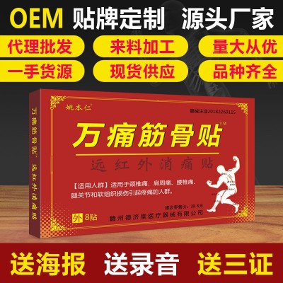 膏药万痛筋骨贴膏电商平台发热贴货源地摊早市会销礼品电商图2