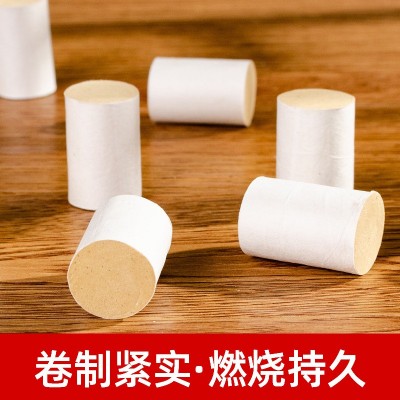 南阳厂家批发40:1黄金艾柱五年陈金艾绒手工艾灸柱散装艾条艾柱图2
