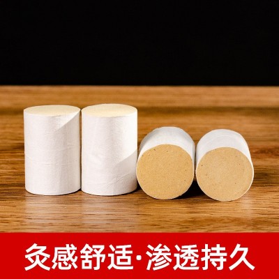 南阳厂家批发40:1黄金艾柱五年陈金艾绒手工艾灸柱散装艾条艾柱图4