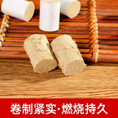 南阳厂家批发五年陈艾绒10:1陈艾灸棒手工散装艾条艾棒图3